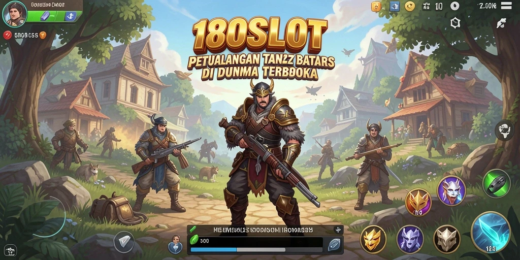 Tampilan gameplay Open World yang menakjubkan di 180SLOT.