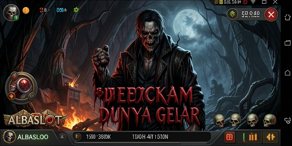 Tampilan gameplay menakutkan yang membuat jantung berdebar.
