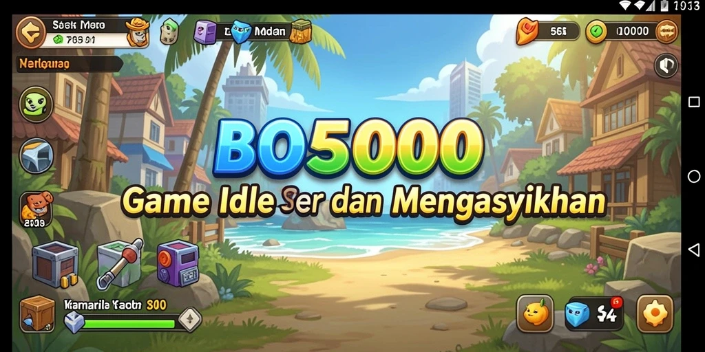 Tampilan menarik dan gameplay seru dalam BOS5000 yang menyenangkan.