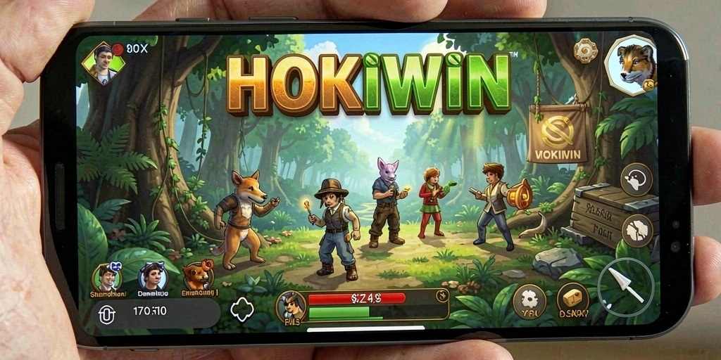 Tangkapan layar HOKIWIN menunjukkan gameplay simulasi yang seru dan interaktif.
