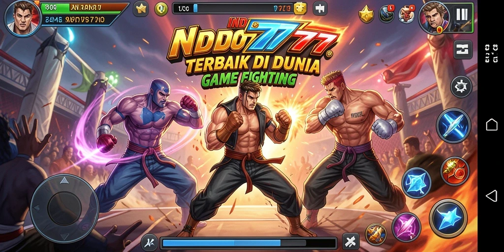 Screenshot menampilkan aksi pertarungan intens di INDO777.