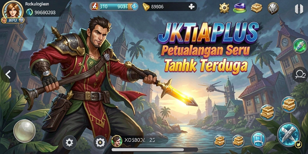 Tampilan gameplay petualangan menakjubkan di JKTPLUS.