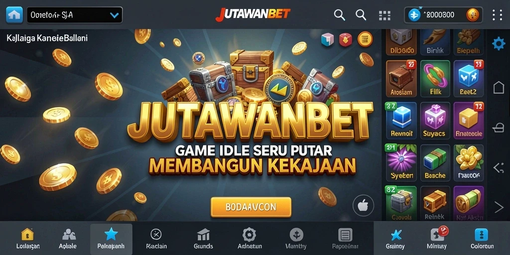Tampilan gameplay menarik dari JUTAWANBET dengan elemen Idle.