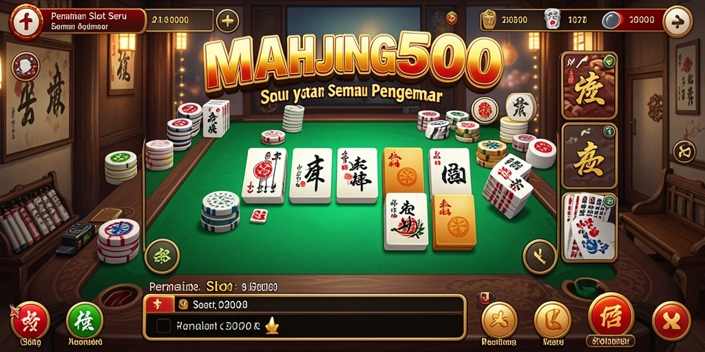 Tampilan permainan Slot yang menarik dan seru di MAHJONG500.