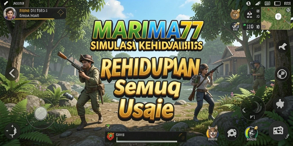 Tampilan gameplay menarik dari <strong>MARIMA77</strong> dengan simulasi kehidupan sehari-hari.