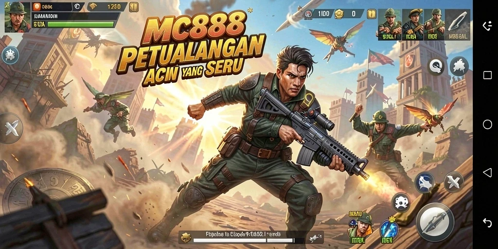 Tampilan gameplay yang menegangkan dari MC888.