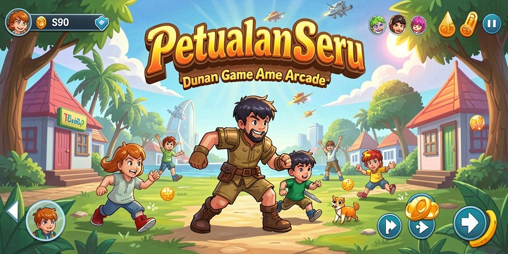 Tampilan gameplay S80 yang menantang dan seru dalam genre Arcade.