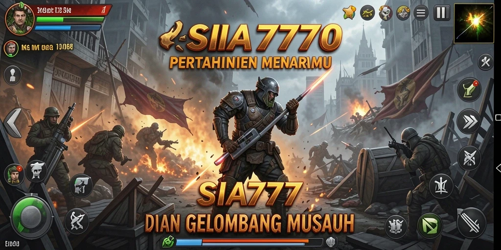 Tampilan gameplay seru dengan menara pertahanan yang beragam.