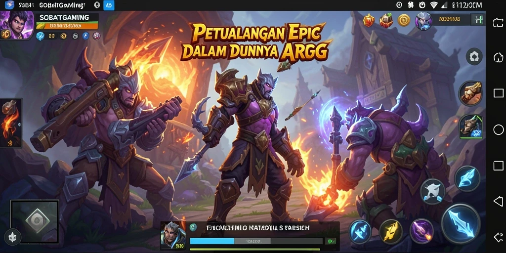 Tampilan gameplay menarik dari SOBATGAMING dengan pertarungan seru.