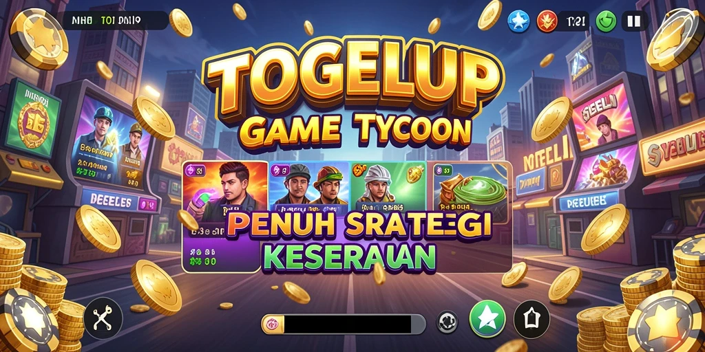 Screenshot utama TOGELUP dengan gameplay Tycoon yang seru.