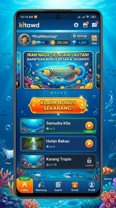 Tangkapan layar antarmuka aplikasi kitawd yang bersih dan intuitif.